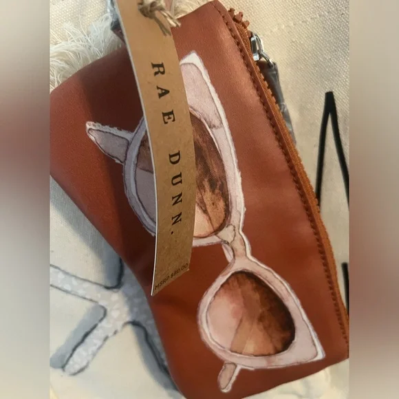 🆕 Rae Dunn SUMMER VIBES Fryed Edge 3 in 1 Tassel Beach Tote Bag - Picture 5 of 17